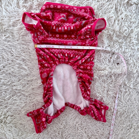 Festive Red Dog Onesie - Picture 4 of 6